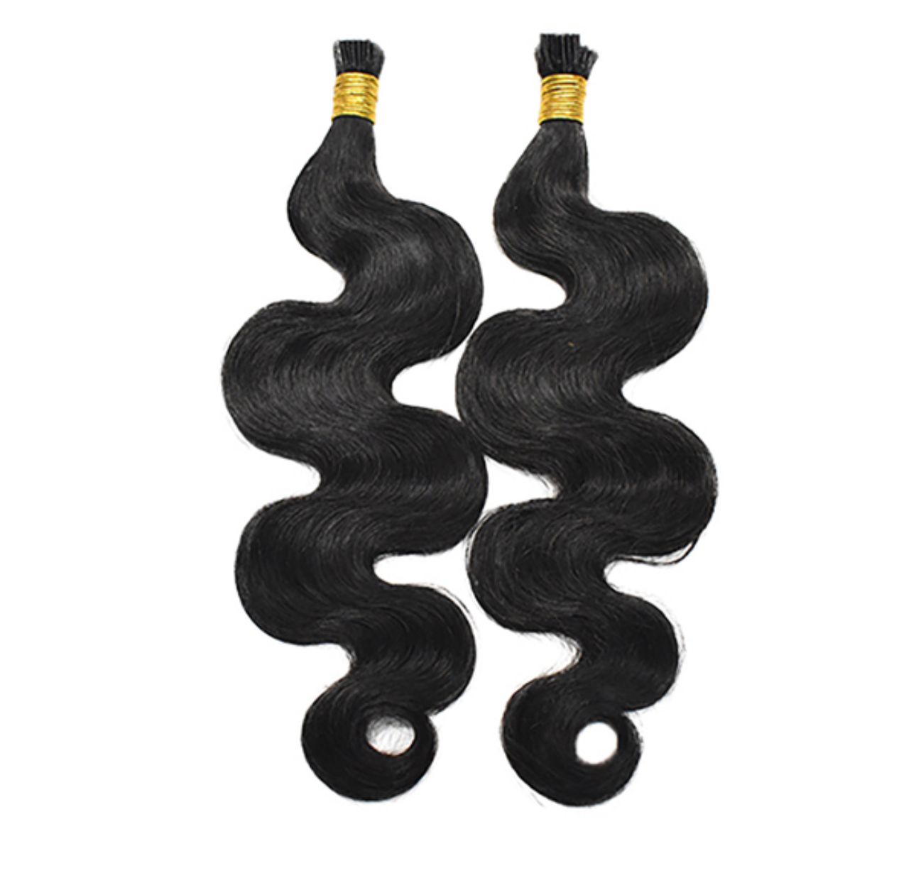 Body Wave Virgin Cuticle Aligned Straight I Tip/Stick Tip Hair Extension