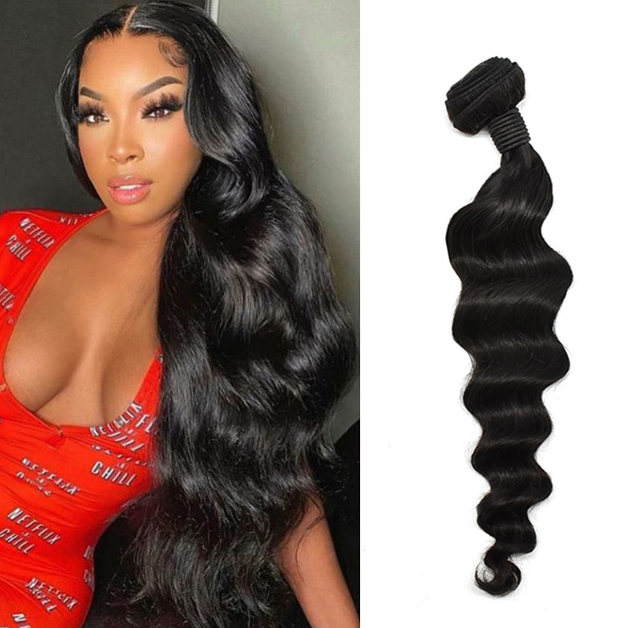 Brazilian Hair Bundles Loose Body Wave Virgin Hair